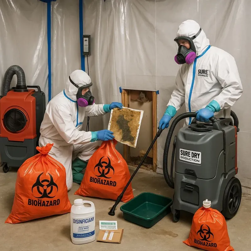 Contaminated Water Handling Protocols process in Maiden, NC